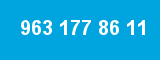 963 177 86 11 963 177 86 11